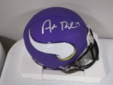 Adam Thielen of the Minnesota Vikings signed autographed mini football helmet PAAS COA 812