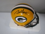 Bart Starr of the Green Bay Packers signed autographed mini football helmet PAAS COA 494