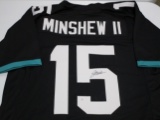 Gardner Minshew of the Jacksonville Jaguars signed autographed football jersey PAAS COA 153