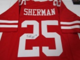 Richard Sherman of the San Francisco 49ers signed autographed football jersey PAAS COA 794