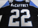 Christian McCaffrey of the Carolina Panthers signed autographed football jersey PAAS COA 363