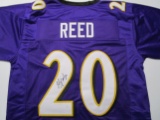 Ed Reed of the Baltimore Ravens signed autographed football jersey PAAS COA 402