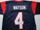 Deshaun Watson of the Houston Texans signed autographed football jersey PAAS COA 389