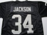 Bo Jackson of the Oakland Raiders signed autographed football jersey PAAS COA 459