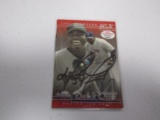 David Ortiz of the Boston Red Sox signed autographed sportscard PAAS COA 047