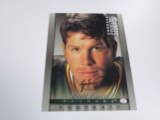 Brett Favre of the Green Bay Packers signed autographed 8x10 jumbo sportscard PAAS COA 007