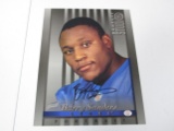 Barry Sanders of the Detroit Lions signed autographed 8x10 jumbo sportscard PAAS COA 023