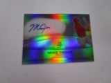 Mike Trout LA Angels signed autographed 2010 Bowman Platinum baseball card