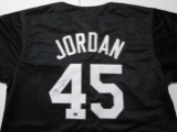Michael Jordan of the Chicago White Sox signed autographed baseball jersey CA COA 269