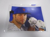 Tim Tebow of the New York Mets signed autographed 8x10 photo PAAS COA 411