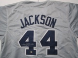 Reggie Jackson of the NY Yankees signed autographed baseball jersey CA COA 765