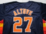 Jose Altuve of the Houston Astros signed autographed baseball jersey PAAS COA 891