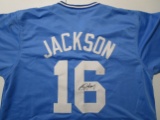 Bo Jackson of the Kansas City Royals signed autographed baseball jersey PAAS COA 641