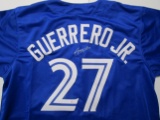 Vladimir Guerrero Jr of the Toronto Blue Jays signed autographed baseball jersey PAAS COA 355