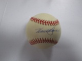 Hank Bauer of the New York Yankees signed autographed OAL baseball PAAS COA 000