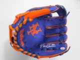 Pete Alonzo of the New York Mets signed autographed small baseball glove PAAS COA 757