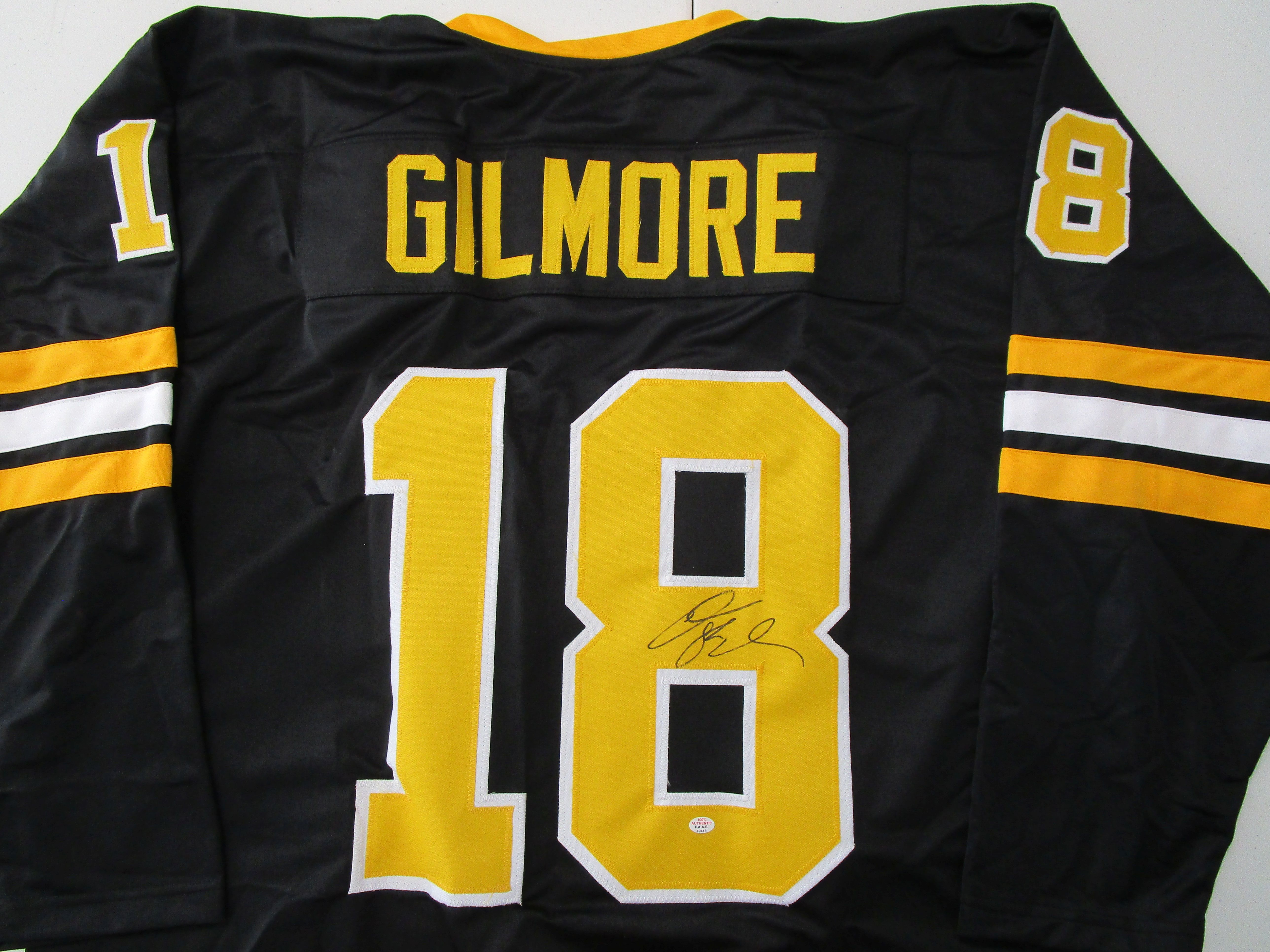 Adam Sandler Signed Happy Gilmore Boston Bruins Hockey Jersey Autograph  with COA