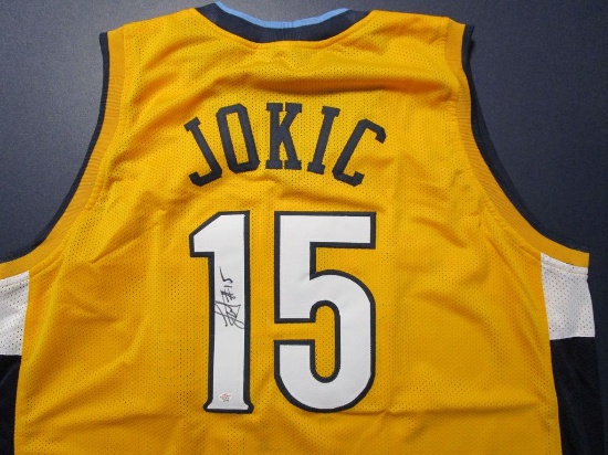 Nikola Jokic of the Denver Nuggets signed autographed basketball jersey PAAS COA 032