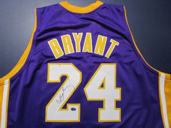 Kobe Bryant of the LA LAkers signed autographed basketball jersey CA COA 726