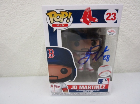 JD Martinez of the Boston Red Sox signed autographed Funko POP figure PAAS COA 439