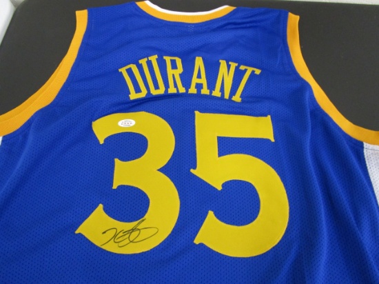 Kevin Durant of the Golden State Warriors signed autographed basketball jersey UA COA 066