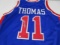 Isaiah Thomas of the Detroit Pistons signed autographed basketball jersey PAAS COA 449