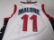 Karl Malone of the TEAM USA signed autographed basketball jersey PAAS COA 478