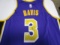 Anthony Davis of the LA Lakers signed autographed basketball jersey PAAS COA 340