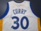 Steph Curry of the Golden State Warriors signed autographed basketball jersey PAAS COA 547