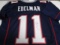 Julian Edelman of the New England Patriots signed autographed football jersey PAAS COA 367