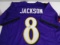Lamar Jackson of the Baltimore Ravens signed autographed football jersey PAAS COA 759