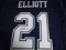 Ezekiel Elliott of the Dallas Cowboys signed autographed football jersey PAAS COA 018