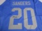 Barry Sanders of the Detroit Lions signed autographed football jersey PAAS COA 089