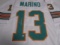 Dan Marino of the Miami Dolphins signed autographed football jersey PAAS COA 168