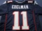 Julian Edelman of the New England Patriots signed autographed football jersey PAAS COA 651