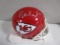 Patrick Mahomes of the Kansas City Chiefs signed autographed mini football helmet PAAS COA 634