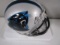 Christian McCaffrey of the Carolina Panthers signed autographed mini football helmet PAAS COA 733