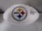 Troy Polamalu of the Pittsburgh Steelers signed autographed logo football PAAS COA 577
