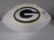 Aaron Rodgers of the Green Bay Packers signed autographed logo football PAAS COA 605