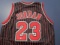 Michael Jordan of the Chicago Bulls signed autographed basketball jersey CA COA 295