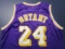 Kobe Bryant of the Los Angeles Lakers signed autographed basketball jersey ATL COA 566