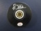 David Pastrnak of the Boston Bruins signed autographed logo hockey puck PAAS COA 761