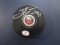 John Tavares of the New York Islanders signed autographed logo hockey puck PAAS COA 819