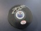Connor McDavid of the Edmonton Oilers signed autographed logo hockey puck PAAS COA 977