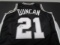 Tim Duncan of the San Antonio Spurs signed autographed basketball jersey PAAS COA 327