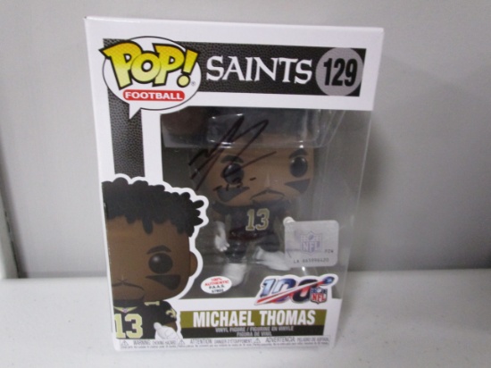 Michael Thomas of the New Orleans Saints signed POP Funko Vinyl Figure PAAS COA 803