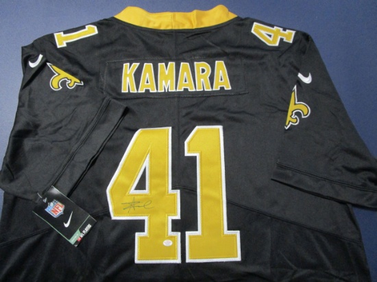 Alvin Kamara of the New Orleans Saints signed autographed football jersey PAAS COA 710