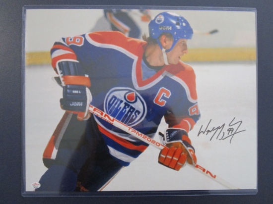 Wayne Gretzky of the Edmonton Oilers signed autographed 11x14 photo PAAS COA 474