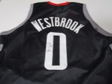 Russell Westbrook of the Houston Rockets signed autographed basketball jersey PAAS COA 441