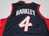 Charles Barkley of the TEAM USA signed autographed basketball jersey PAAS COA 475